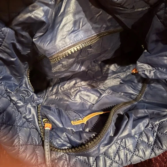 MZ Wallace Navy Quilted Tote Bag - Picture 3 of 6